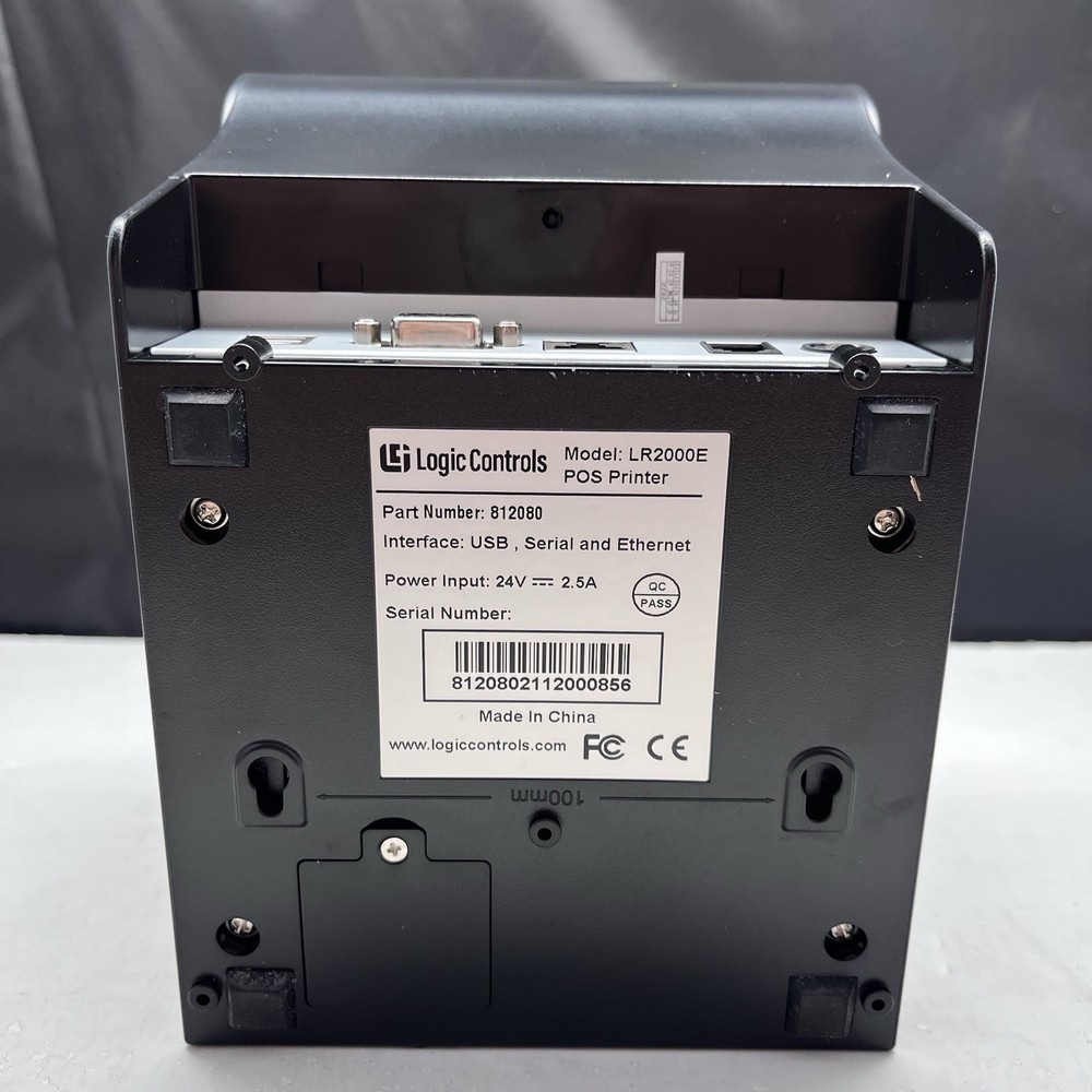 Logic Controls LR2000E Thermal Receipt Printer Ethernet USB Grade A