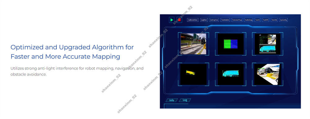 N10 360°2D Detection LiDAR for Precise Positioning & Obstacle Avoidance