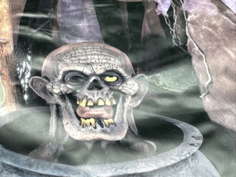 Goosebumps Skeleton Window Cling & Extras