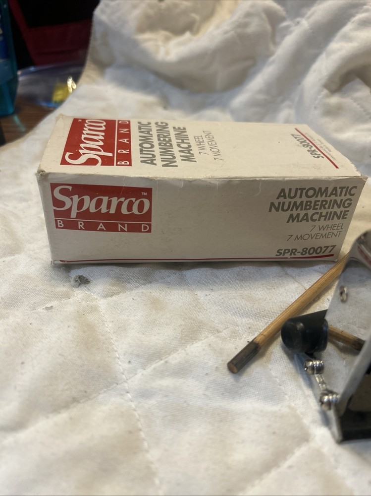 Sparco Automatic Numbering Machine SPR80057 5 Wheel 7 Movement