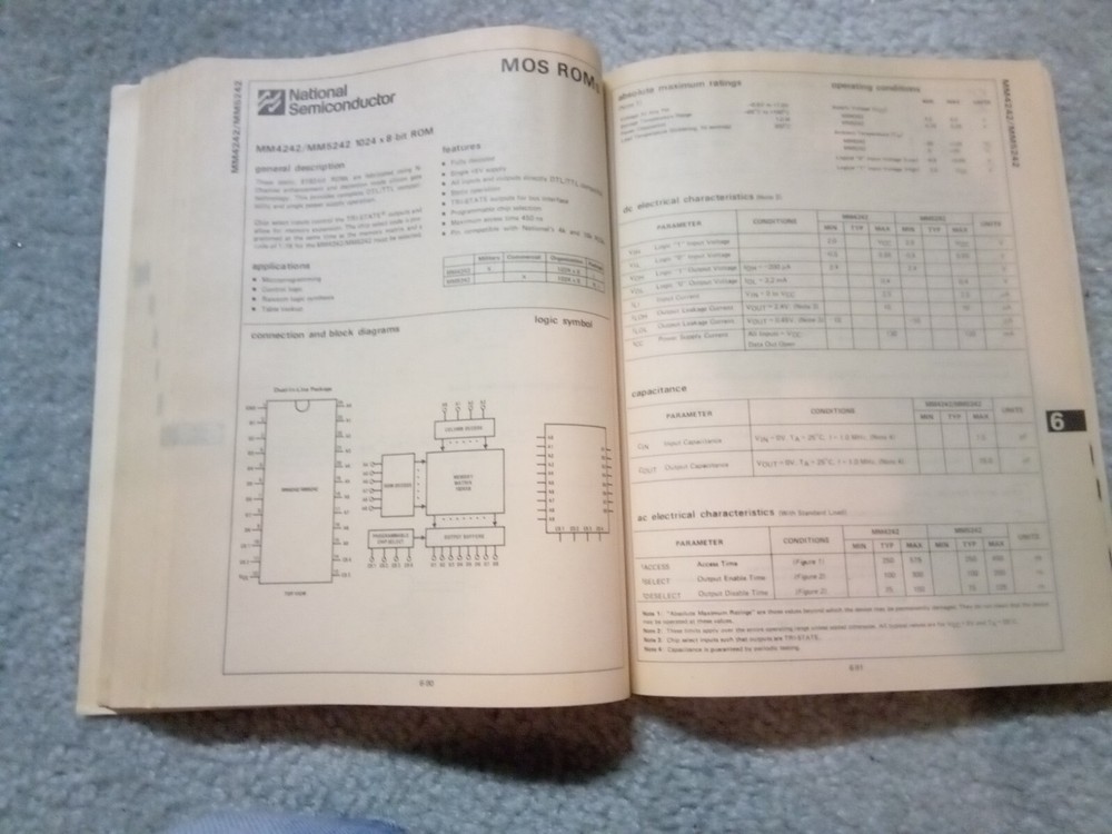 National Semiconductor Memory Databook 1977