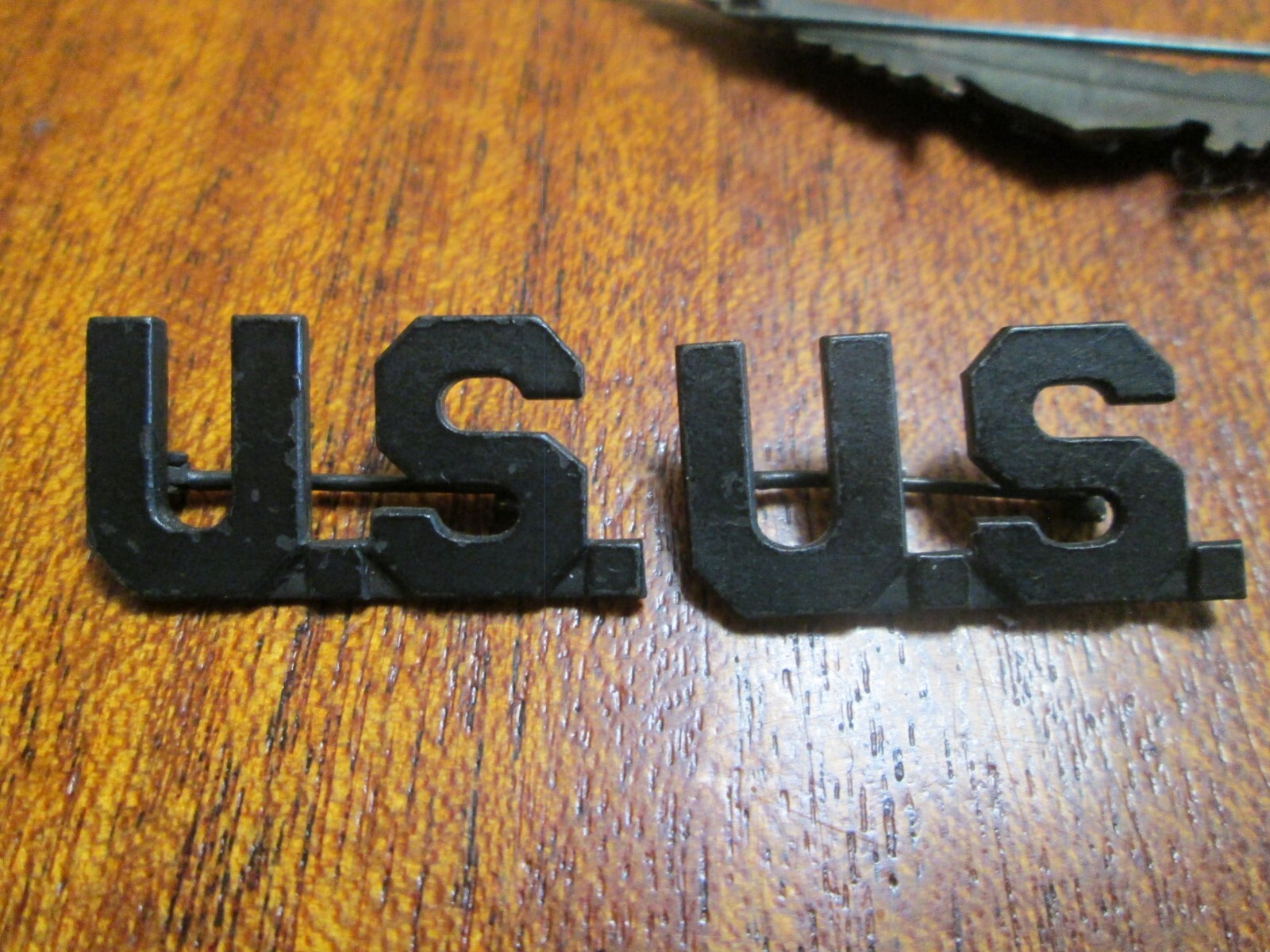 ORIGINAL World War I Silver Pilot's Wings W/ Gold US, plus matching insignia