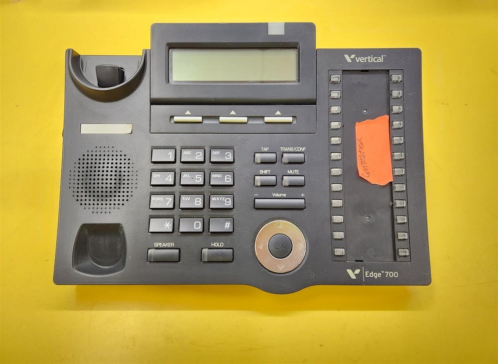 ⭐️⭐️⭐️⭐️⭐UNTESTED Vertical VW-E700-24B Edge 24 Button Speaker Display Phone Base