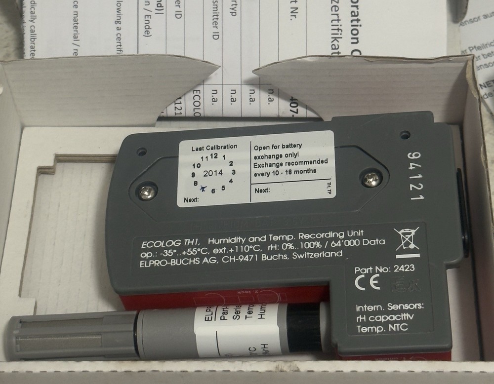 ELPRO ECOLOG TH1 Data Logger Bundle – BRAND NEW – GxP Compliant + Extra