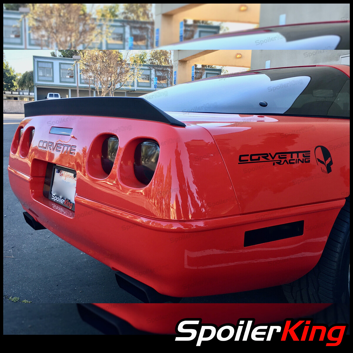 SpoilerKing #380P Universal 30"- 55" Custom Rear Polyurethane Trunk Spoiler Wing