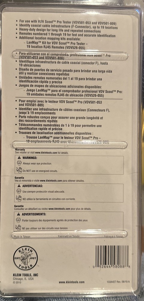 Klein Tool CoaxMap Kit for VDV Scout Pro Testers