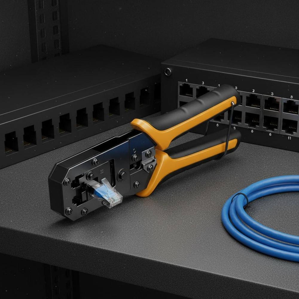 RJ45 Crimping Tool Multi-Functional Network Cable Heavy-Duty