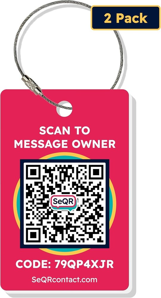 Smart La Tags |  QR Code La Tag Keeps Personal info