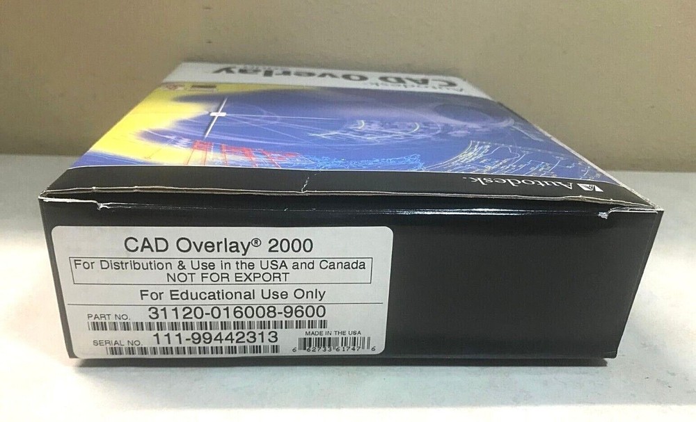 AutoDesk CAD Overlay 2000 Education Version