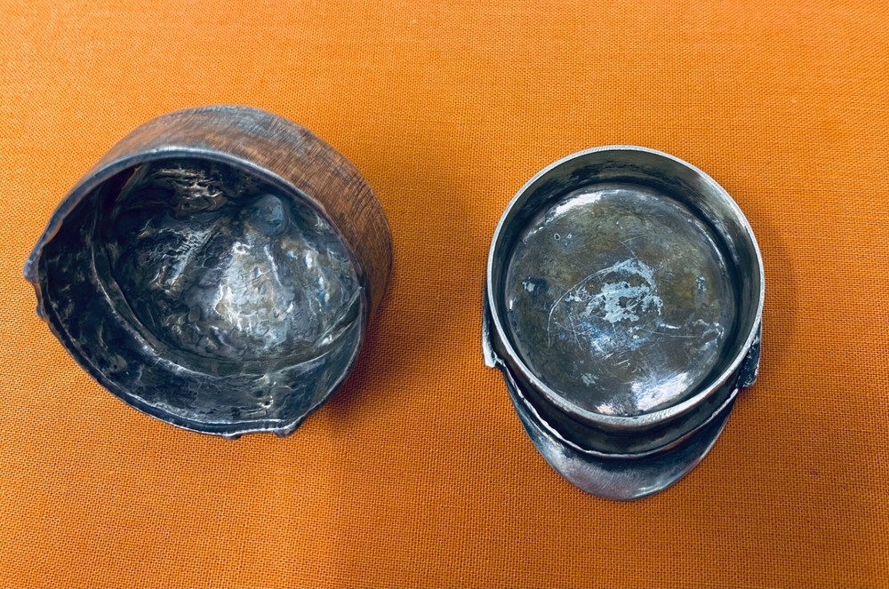 Russian Soviet Silver Snuff/Pill Box