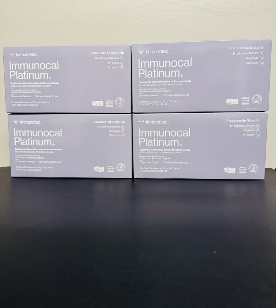 immunotec immunocal platinum 4 Boxes
