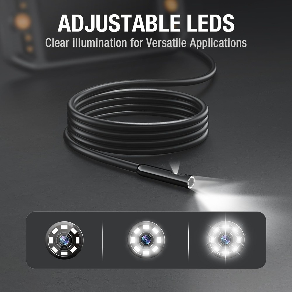 Dual Lens Endoscope Camera Inspection