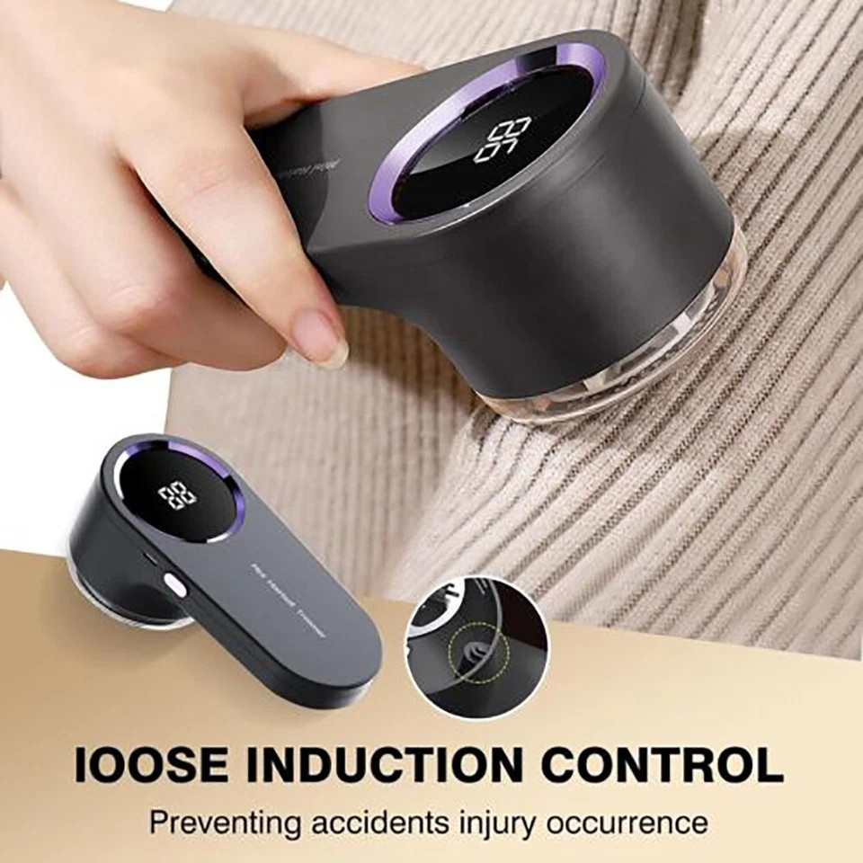 Electric Clothes Lint Pill Fluff Remover Rechargeable Fabric Sweater Fuzz Shaver