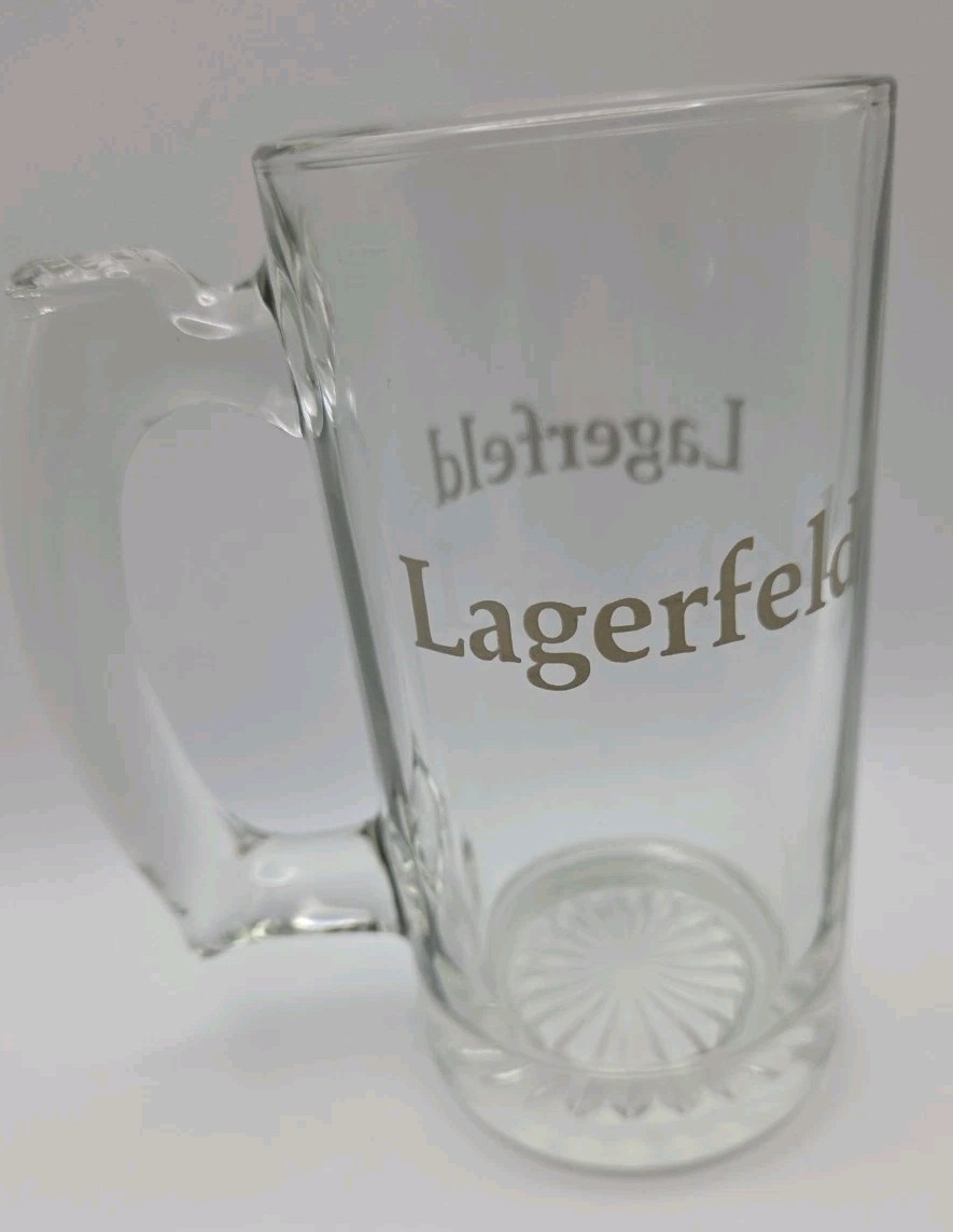 Lagerfeld Beer Stein Mug 5.5" Tall