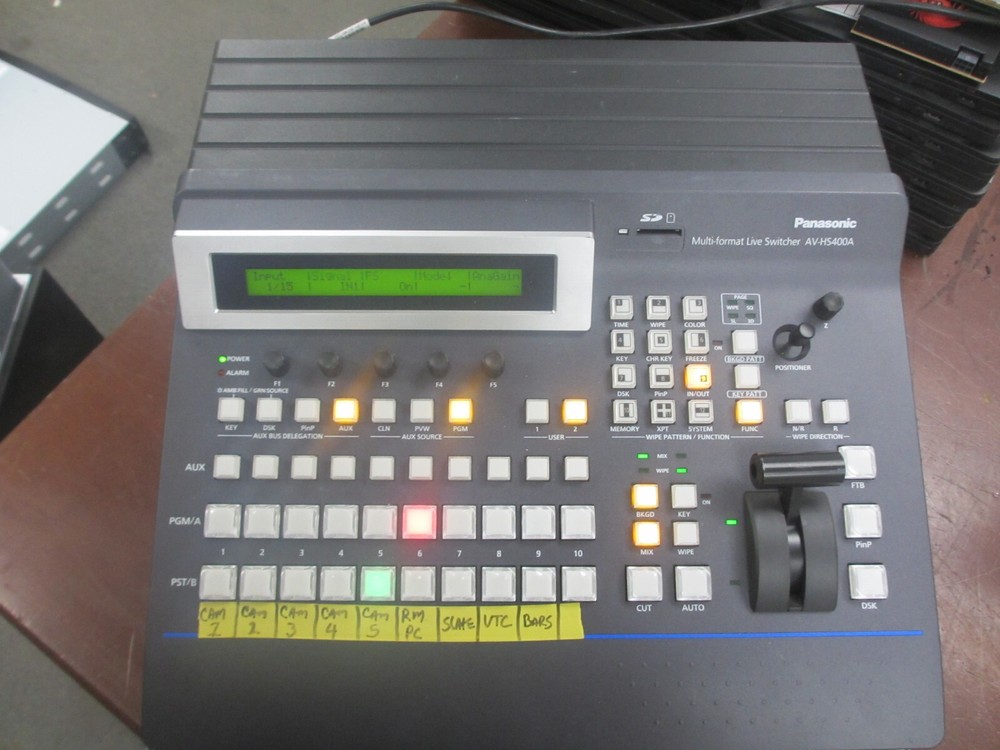 Panasonic AV-HS400AN Multi-Format Compact Live SD/HD-SDI Switcher AV-HS400A