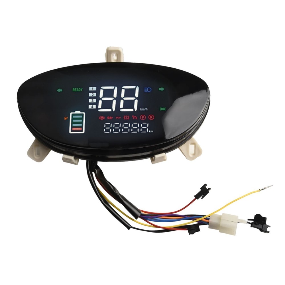 High Resolution LCD Display for Electric Bikes Scooters (63 characters)