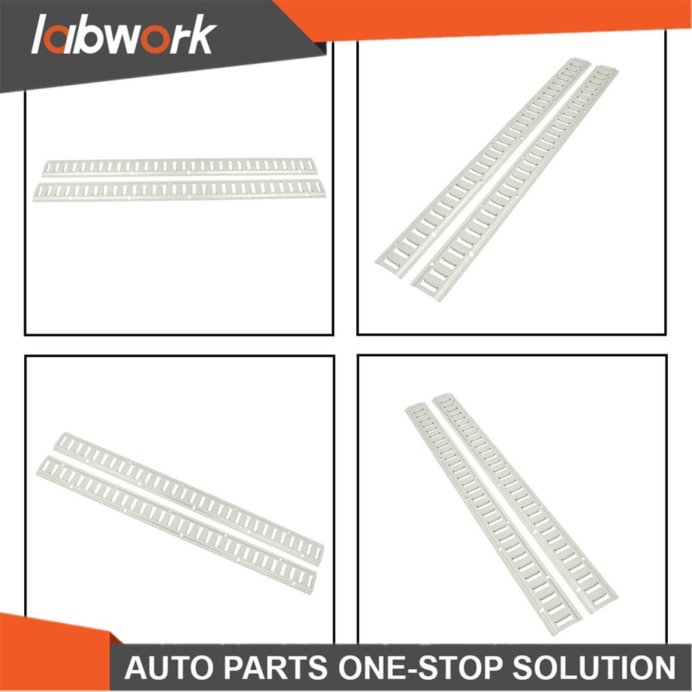 Labwork 8 Pack 5' E Track Tie Down Rail Kit Galvanized For Trailer Truck Van