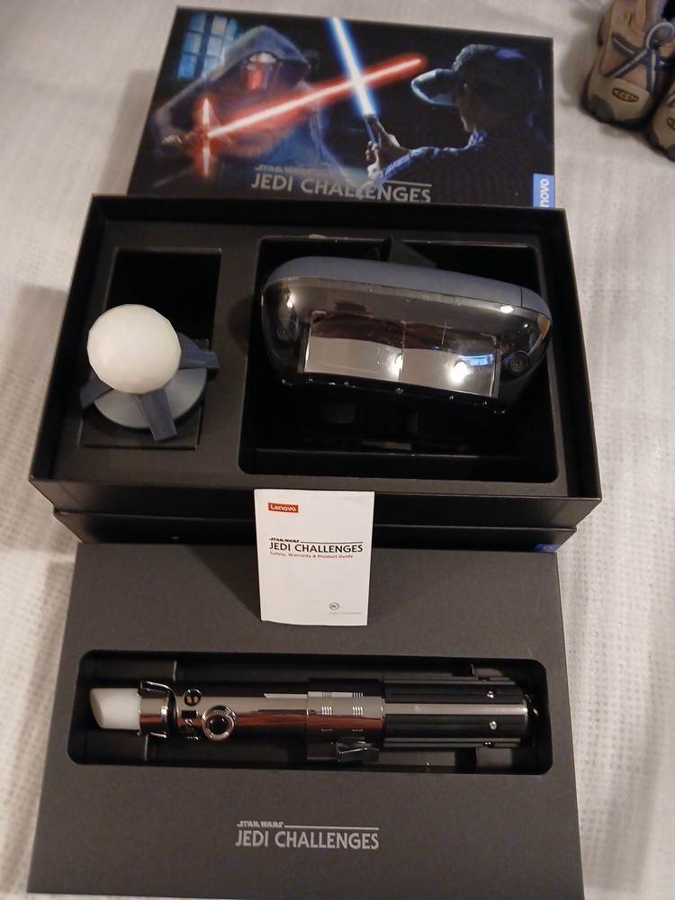 Star Wars Jedi Challenges AR Headset w/ Lightsaber Controller
