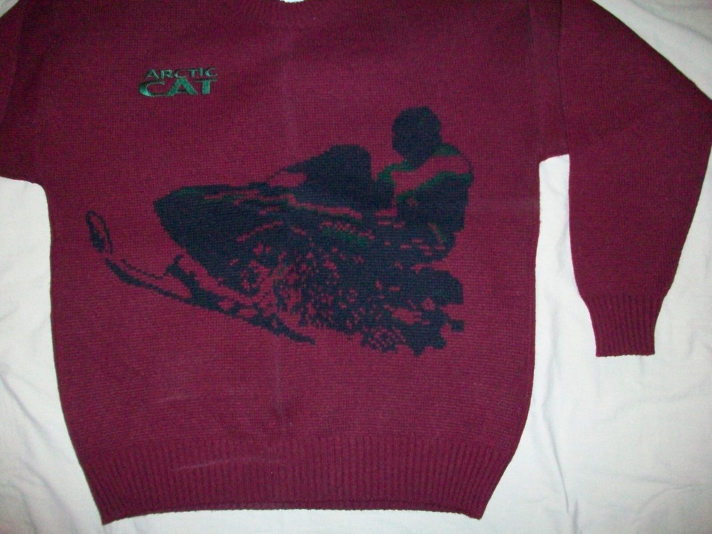 Vintage Arctic cat pullover sweater mens large