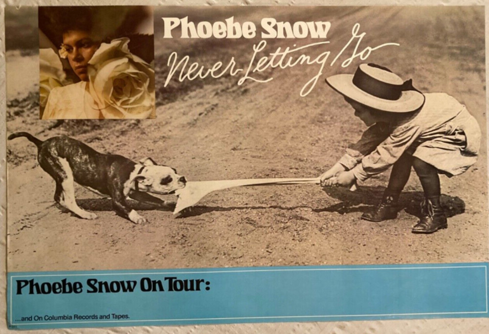 Phoebe Snow 1977 Promo Tour Poster Never Letting Go C