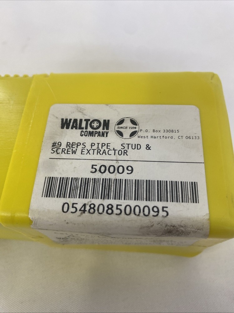 Walton 50009 No. 9 Pipe, Stud And Screw Extractor
