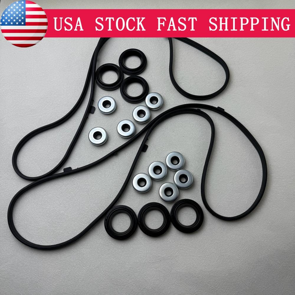 2pcs Valve Cover Gasket Kit Fits For Honda Acura V6 3.0 3.5 SEALED Accord MDX US