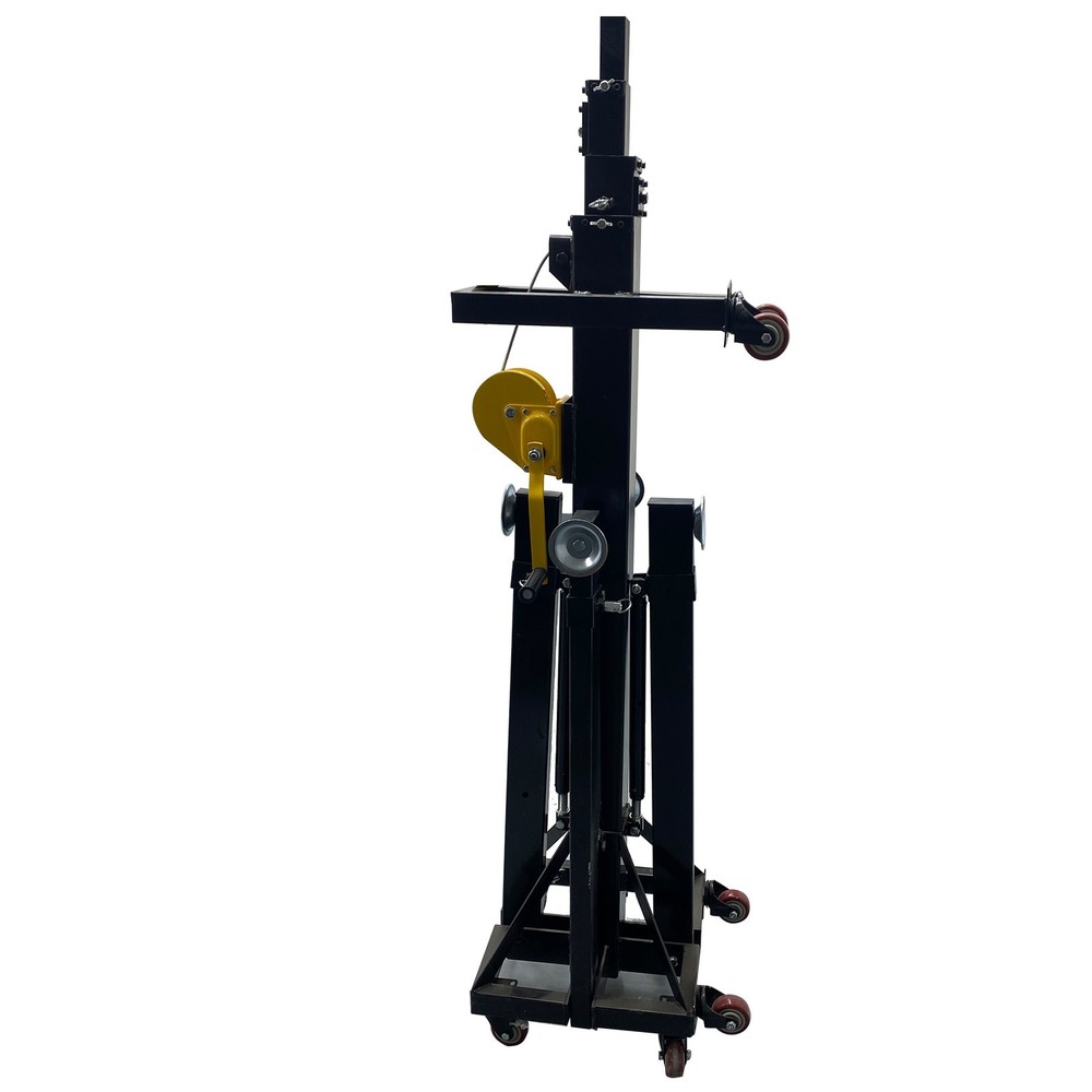 Movable Heavy Duty Crank Light Stand Stage Light System Wheels Strengthen Base