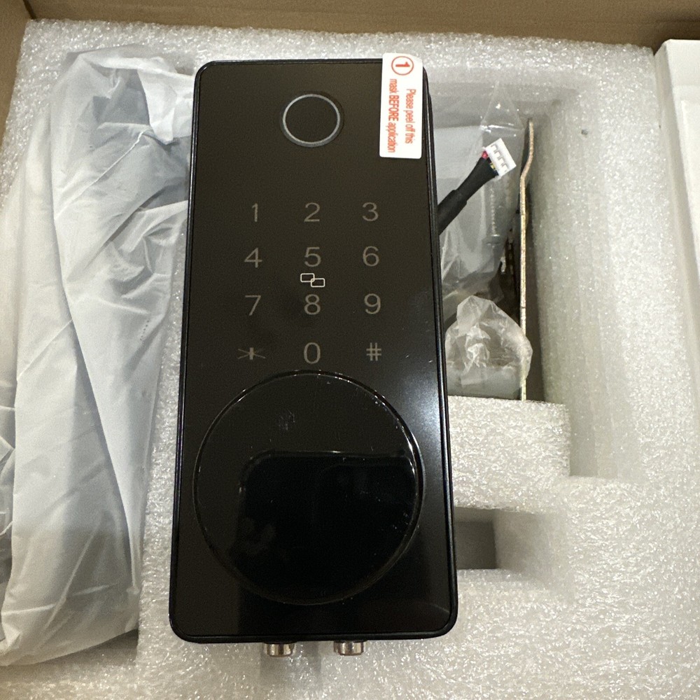 LOCKSTAR Smart Door Lock • Keyless Deadbolt • Multiple Entry Methods – APP #G