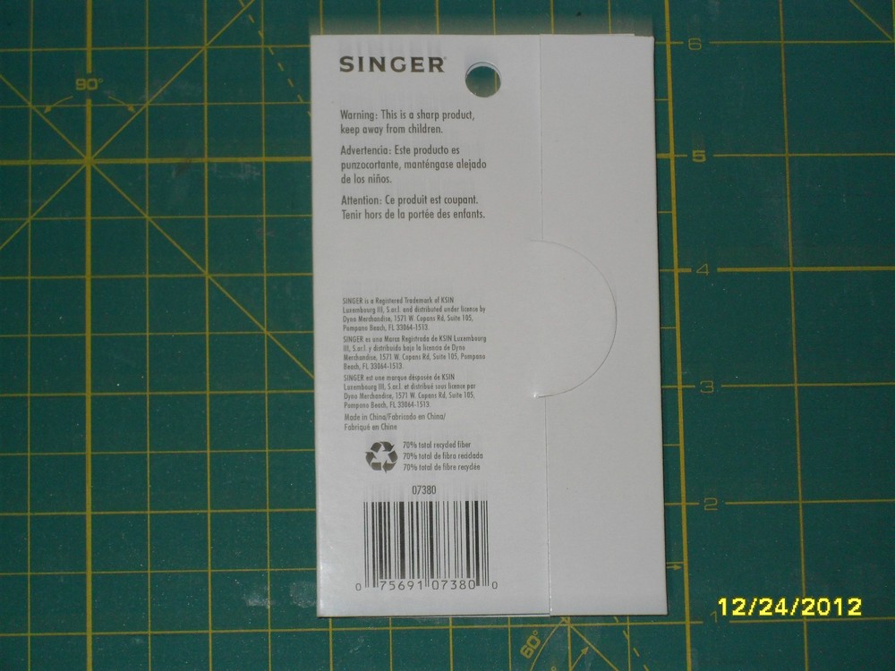 Singer HAND NEEDLES - 60 Pack
