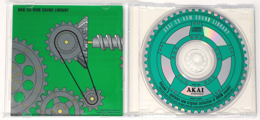 Akai Professional Sound Library Volume 3 Akai Format Sample Library Sampling CD