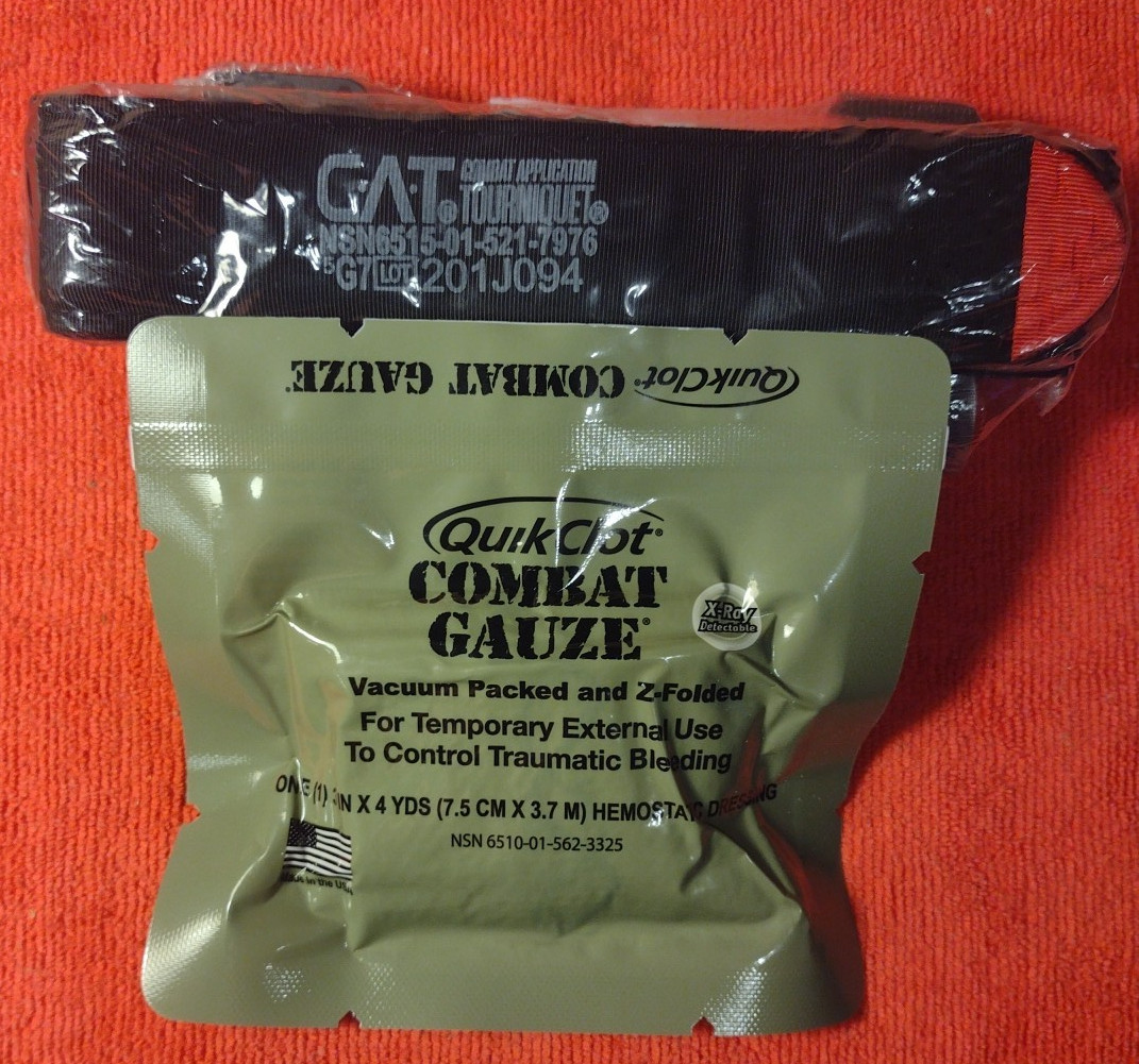 IFAK JFAK EMT COMBAT MEDIC BLEED STOP KIT NAR CAT G7 TQ w QuickClot COMBAT GAUZE