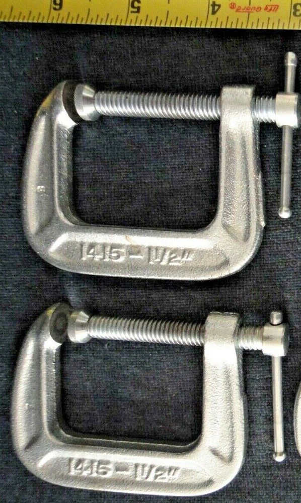 Galvanized Cast Iron C-Clamp 1 1/2"