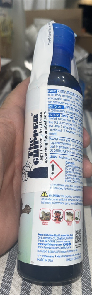 API Turtle Fix Antibacterial Treatment Repairs Damaged Tissue & Wounds 8oz