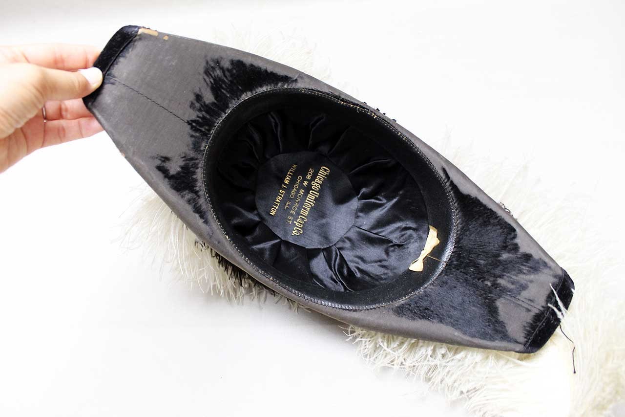 US Fore & Aft Cap Knight Templar Ceremonial Hat . HU1283