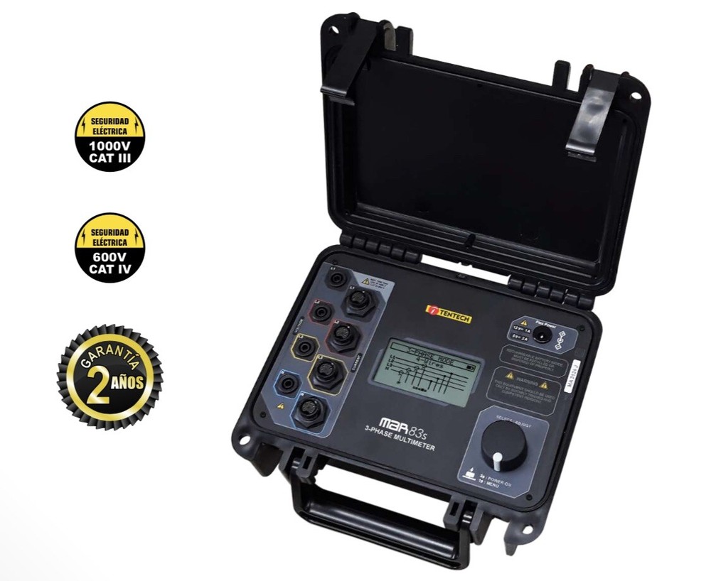 Megabras Tentech MAR-83s Three-Phase Power Quality Analyzer