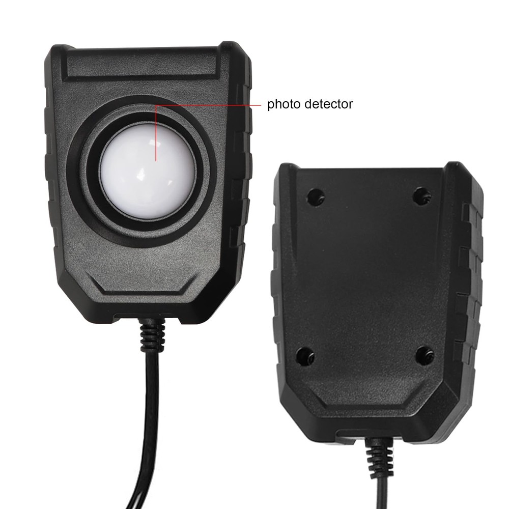 Light Meter Digital Lux Handheld Illuminance 360 Rotating Sensor 0200,000 Range