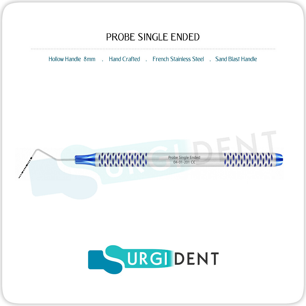 PROBE SINGLE DENTAL DIAGNOSTICS COLOR CODED PERIODONTAL EXPLORERS INSTRUMENTS