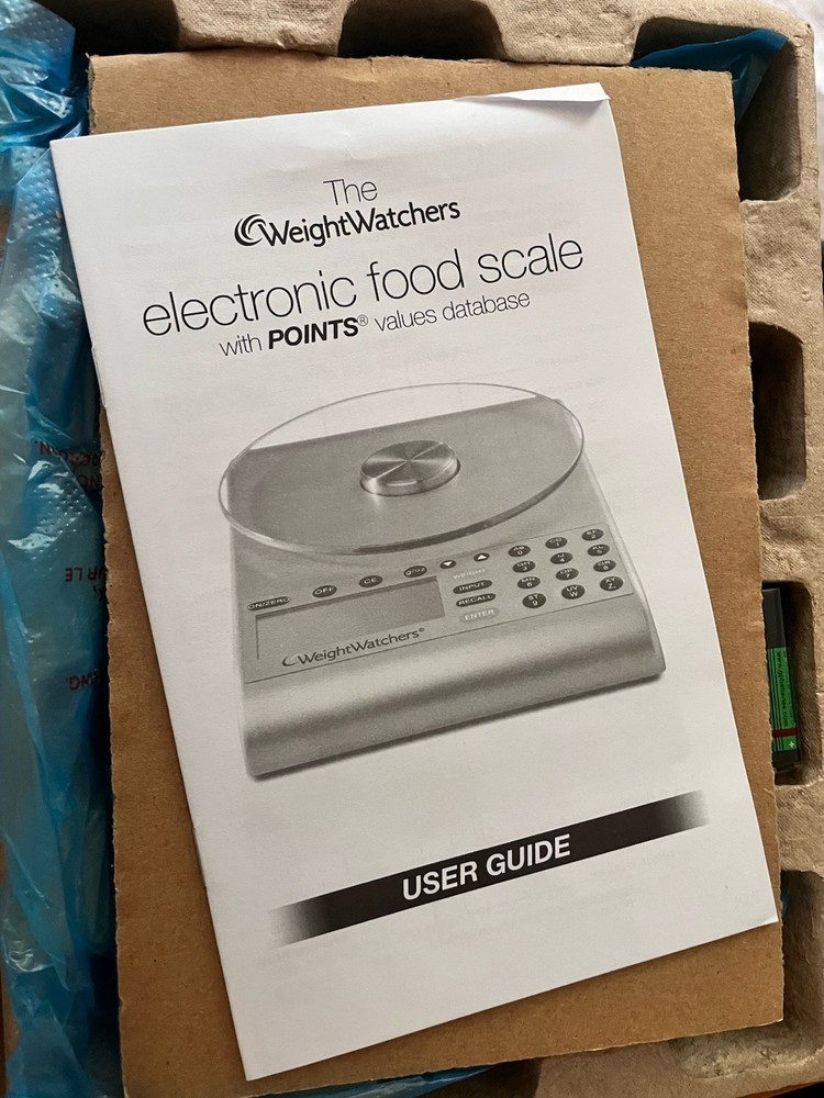 NEW Electronic Scale, Food, WEIGHT WATCHERS Points Value Database