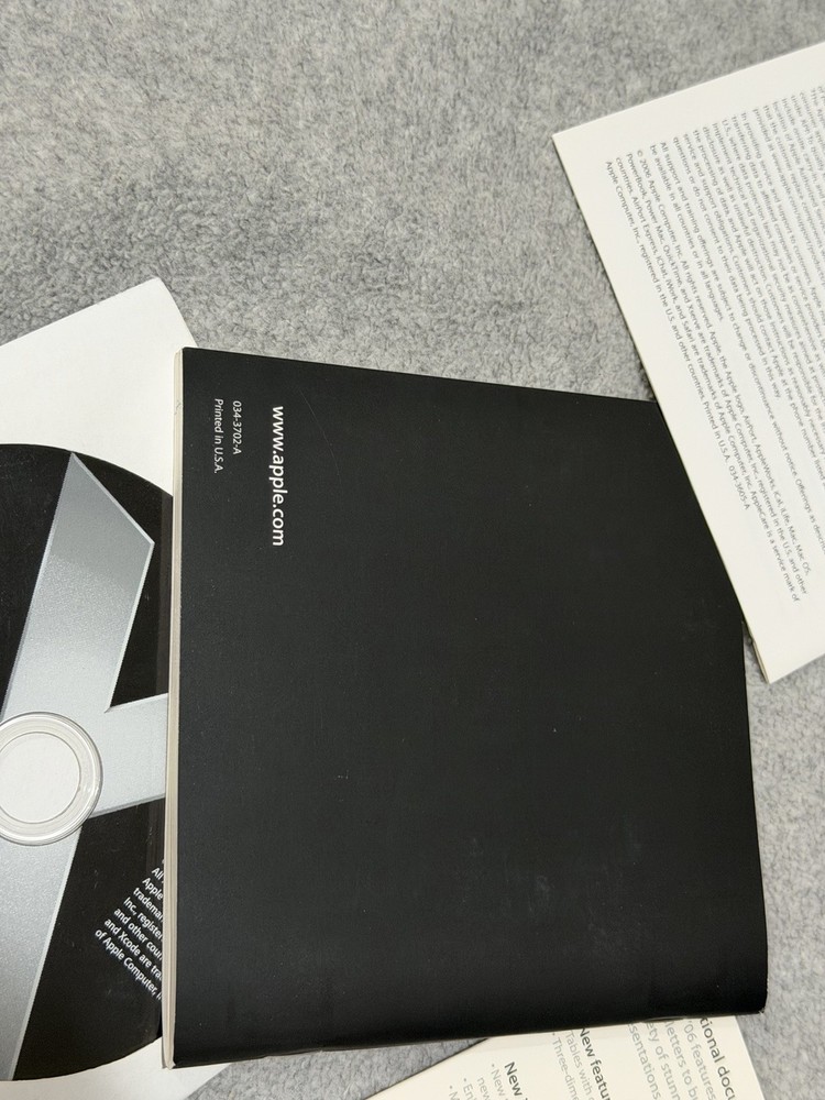 Apple Mac OS X Tiger MA453Z-A V10.4 Operating System Computer Software