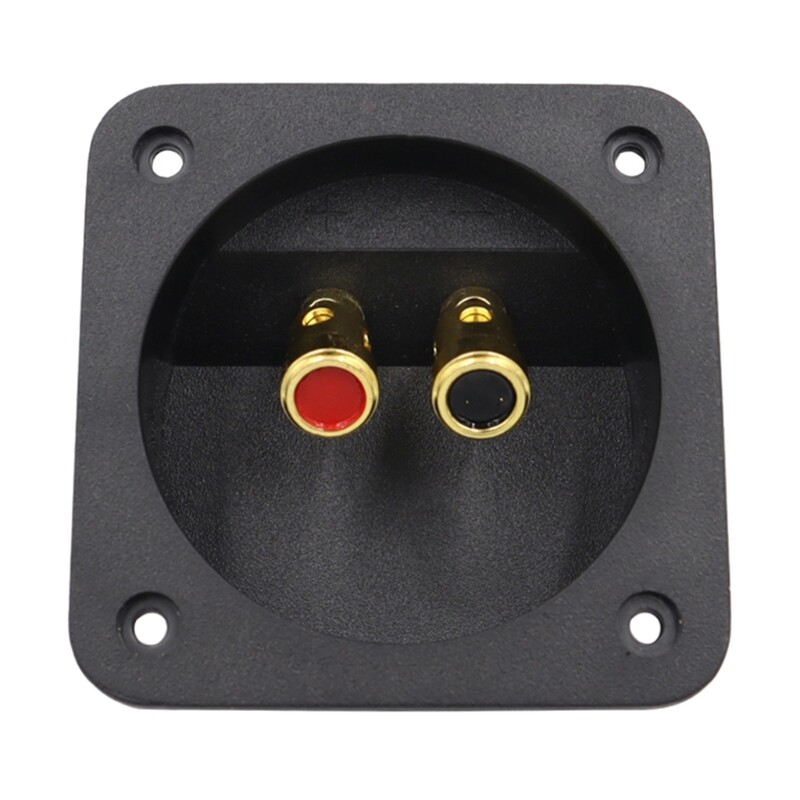 Speaker Junction Box Square Back Panel Wiring Terminal with 2 Position Connector