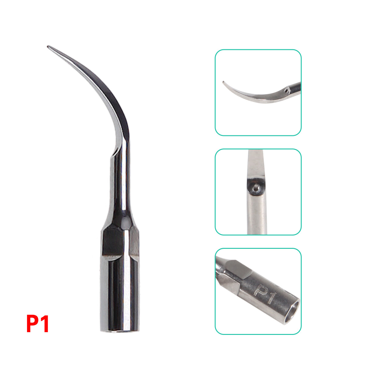 10* Dental Ultrasonic Piezo Perio Scaling Tips P1 for EMS Woodpecker Handpiece
