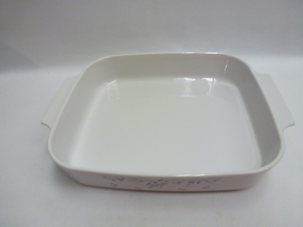Corning Ware Provincial Blue A-21-B-N Open Roaster Baking Pan USA