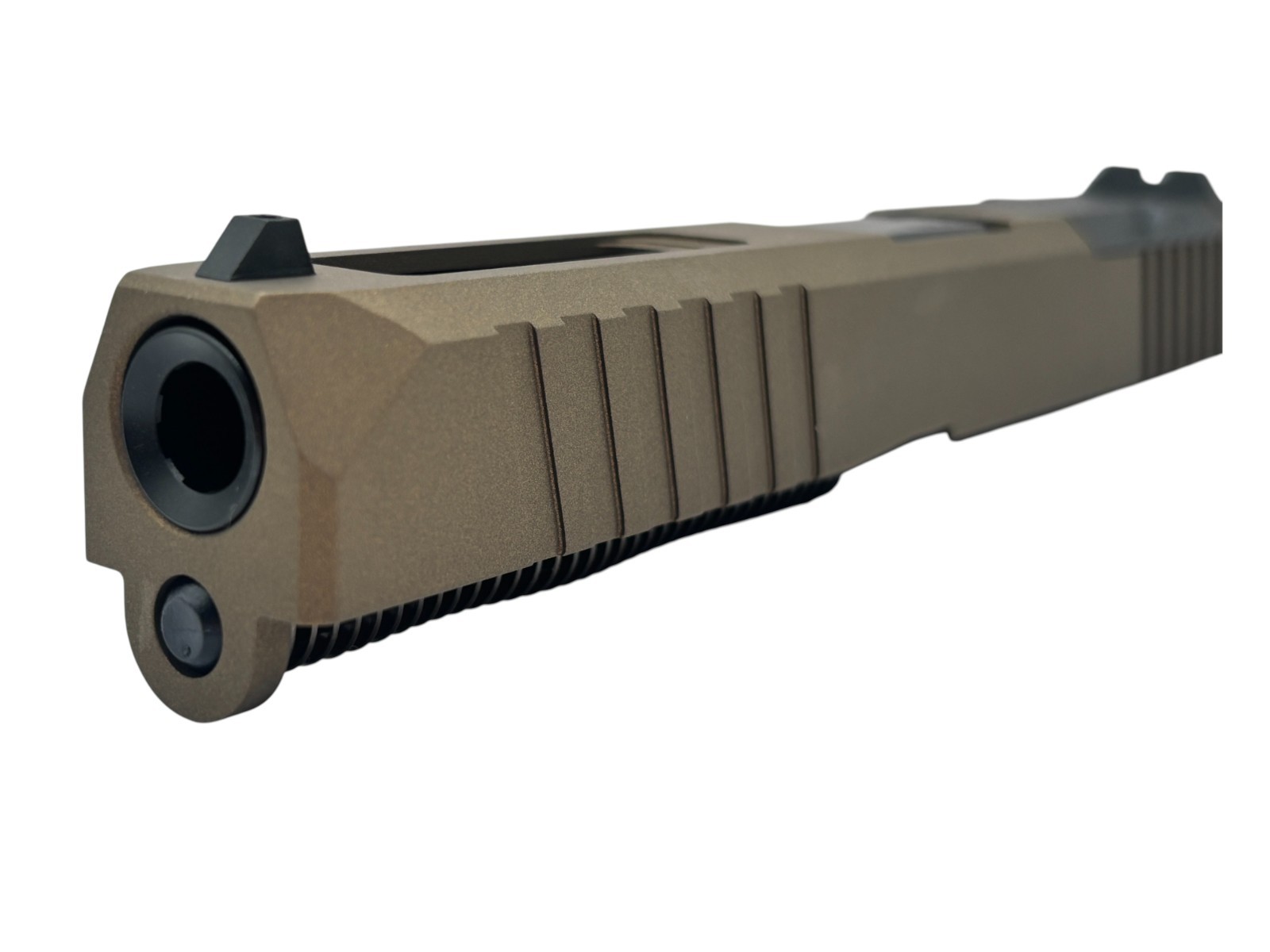 Turbo For Glock 17 custom Slide Gen3 NEW Cerakote Bronze Complete W/ Ported