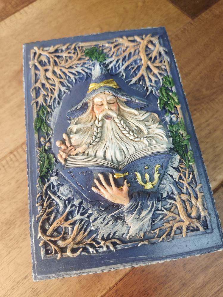 Tarot Deck Storage Box | 5.5" x 3.75" - Wizard - NEW