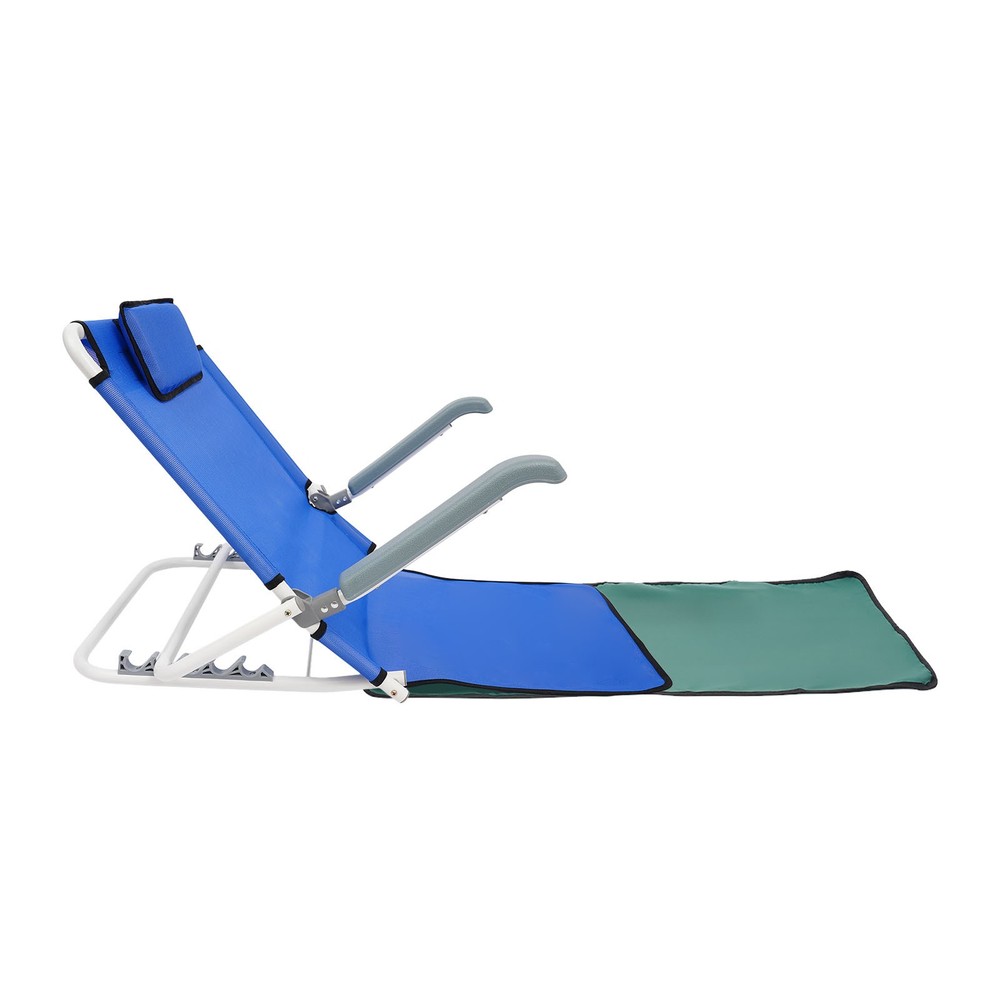 Adjustable Sit-Up Backrest Support with Armrests for Patient Care