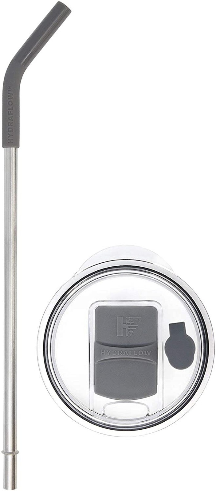 HYDRAFLOW Capri - 30oz Tumbler with Straw - Triple Wall Vacuum Insulated Tumb...