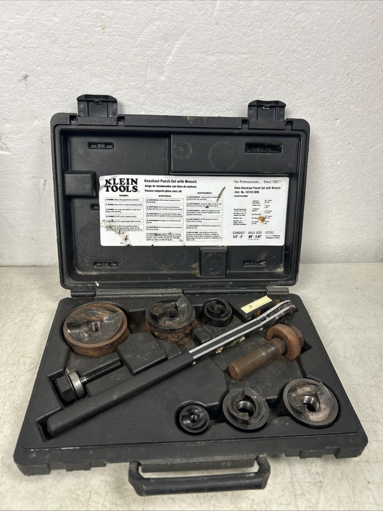 Klein Tools Knockout Punch Set 53732-SEN