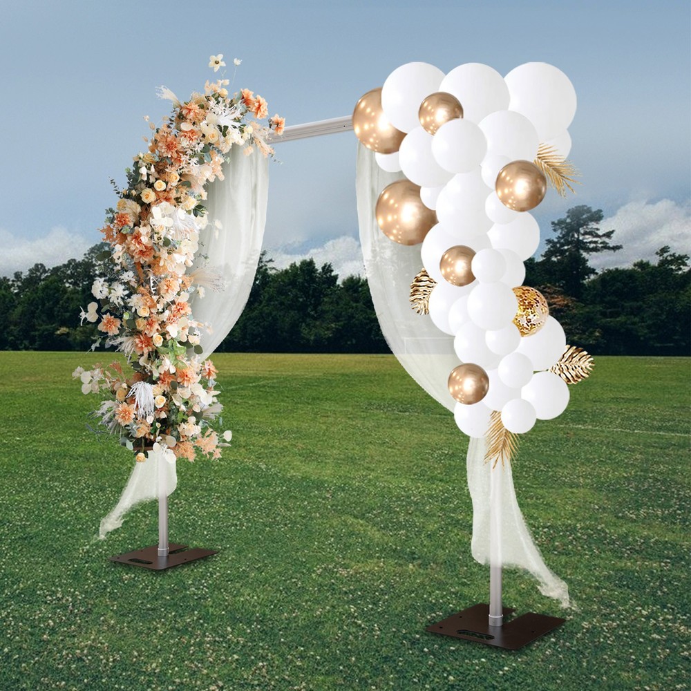 10*10ft Adjustable Backdrop Stand，Background Holder，Square Wedding Backdrop Rack