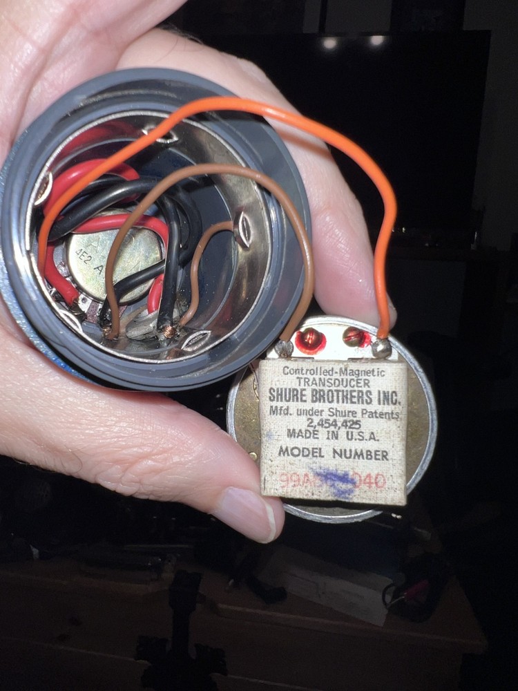 Shure 444 Customized Harp Bullet microphone