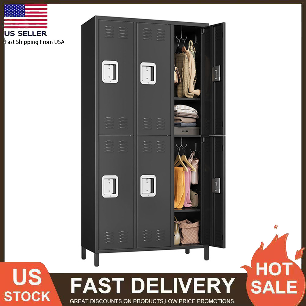 Metal Locker Employee Lockers Steel Storage Locker for Home School Office GYM